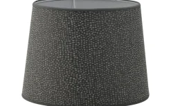 Hallbergs Wilby Lampskärm Ø30cm Mörkgrå* Mönstrade Lampskärmar|Enfärgade Runda Lampskärmar