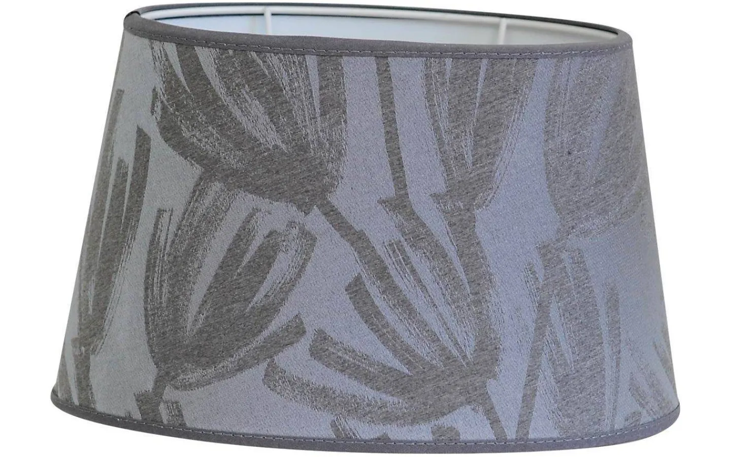 Mönstrade Lampskärmar|Ovala Lampskärmar<Hallbergs Wilder Lampskärm Oval 30cm Grafitgrå