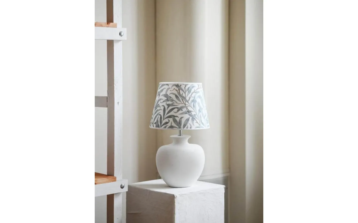 Hallbergs Willow Boughs Lampskärm Ø17cm Mineral William Morris* Mönstrade Lampskärmar