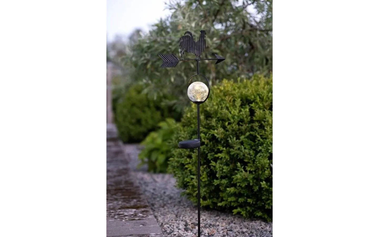 Star Trading Windy Solcellslampa 81cm Svart* Solcellslampor Stig & Mark|Visa Alla Solcellslampor