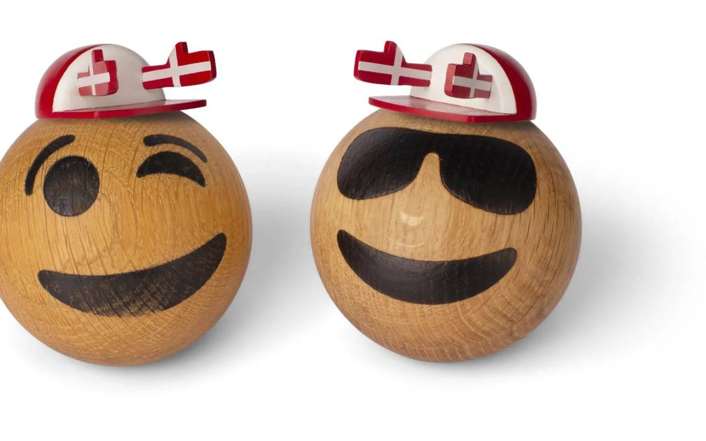 Winking Emojiboll 7cm Ek