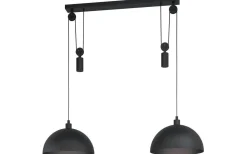 Eglo Winkworth Taklampa 118cm 2L Svart* Avlånga Taklampor