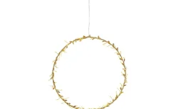 Inomhusdekorationer Batteri<Star Trading Winny Batteridriven Dekoration 38cm Mässing/Guld