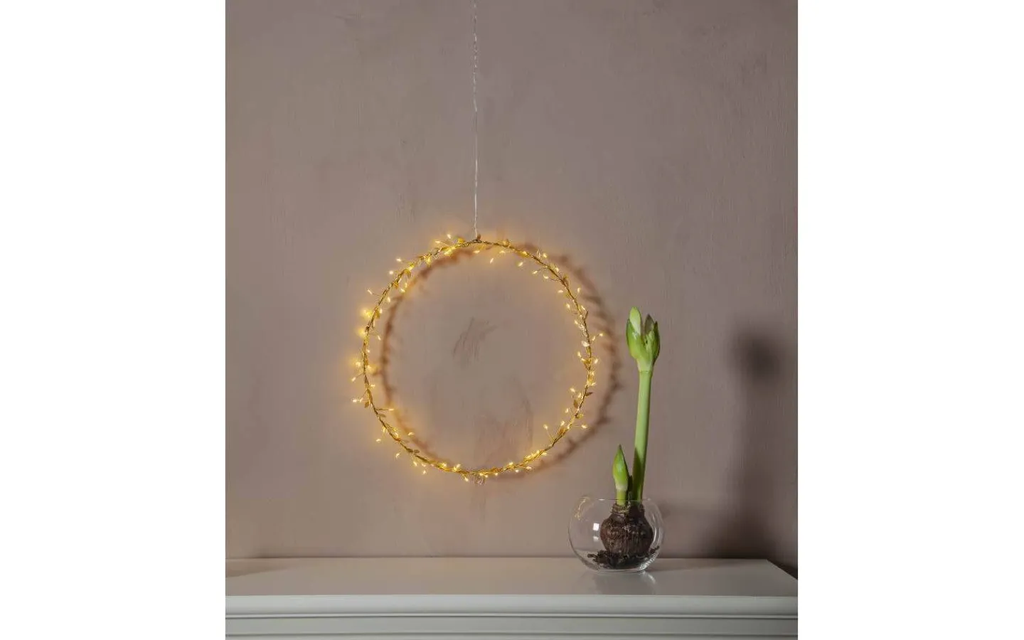 Inomhusdekorationer Batteri<Star Trading Winny Batteridriven Dekoration 38cm Mässing/Guld