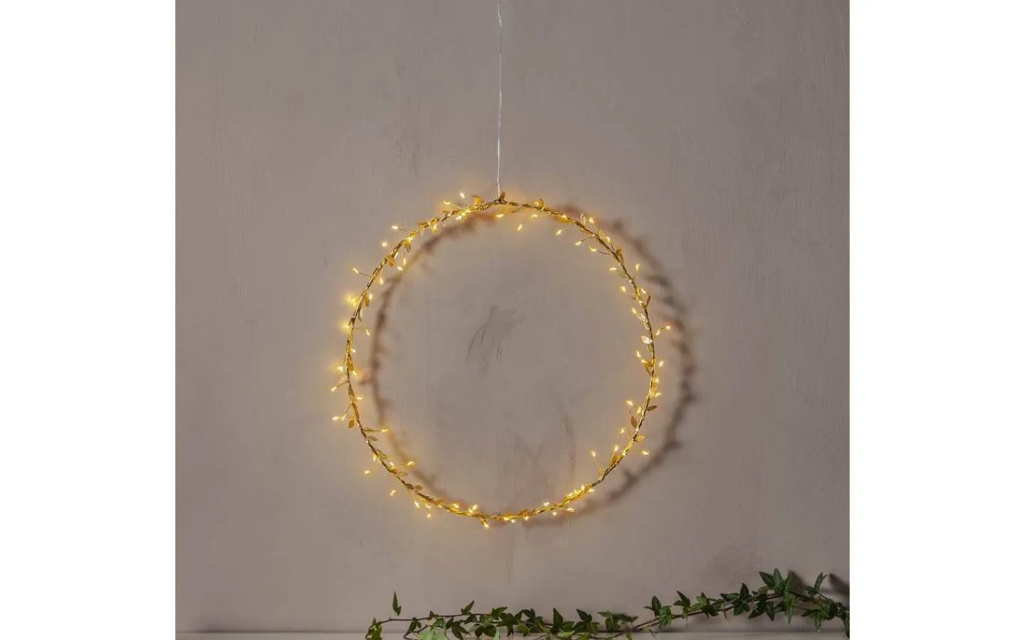 Inomhusdekorationer Batteri<Star Trading Winny Batteridriven Dekoration 38cm Mässing/Guld