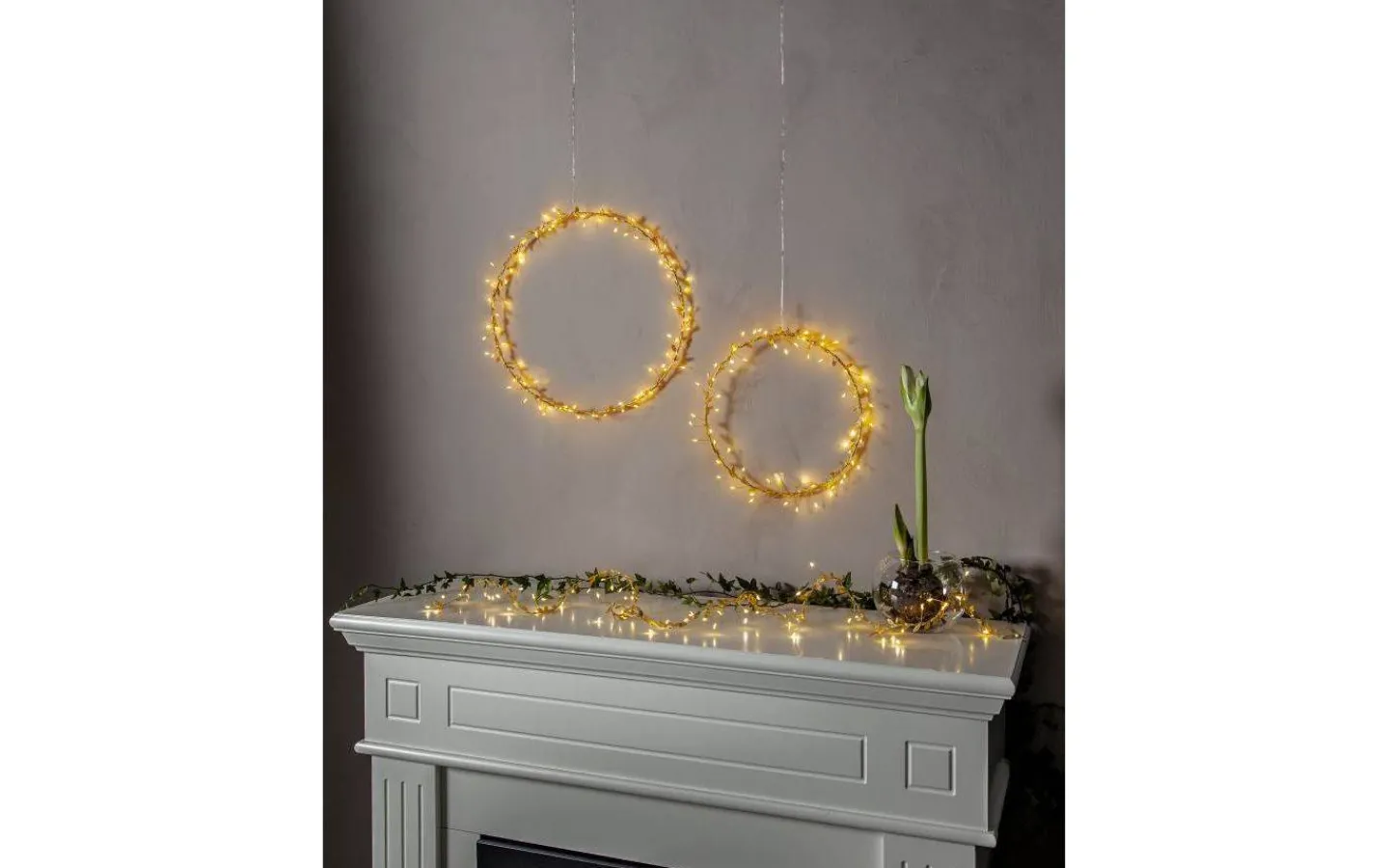 Inomhusdekorationer Batteri<Star Trading Winny Batteridriven Dekoration 38cm Mässing/Guld