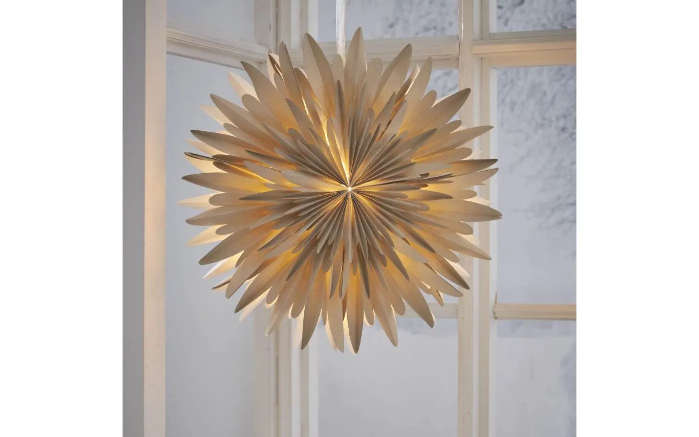 Winter Julstjärna 60cm Beige