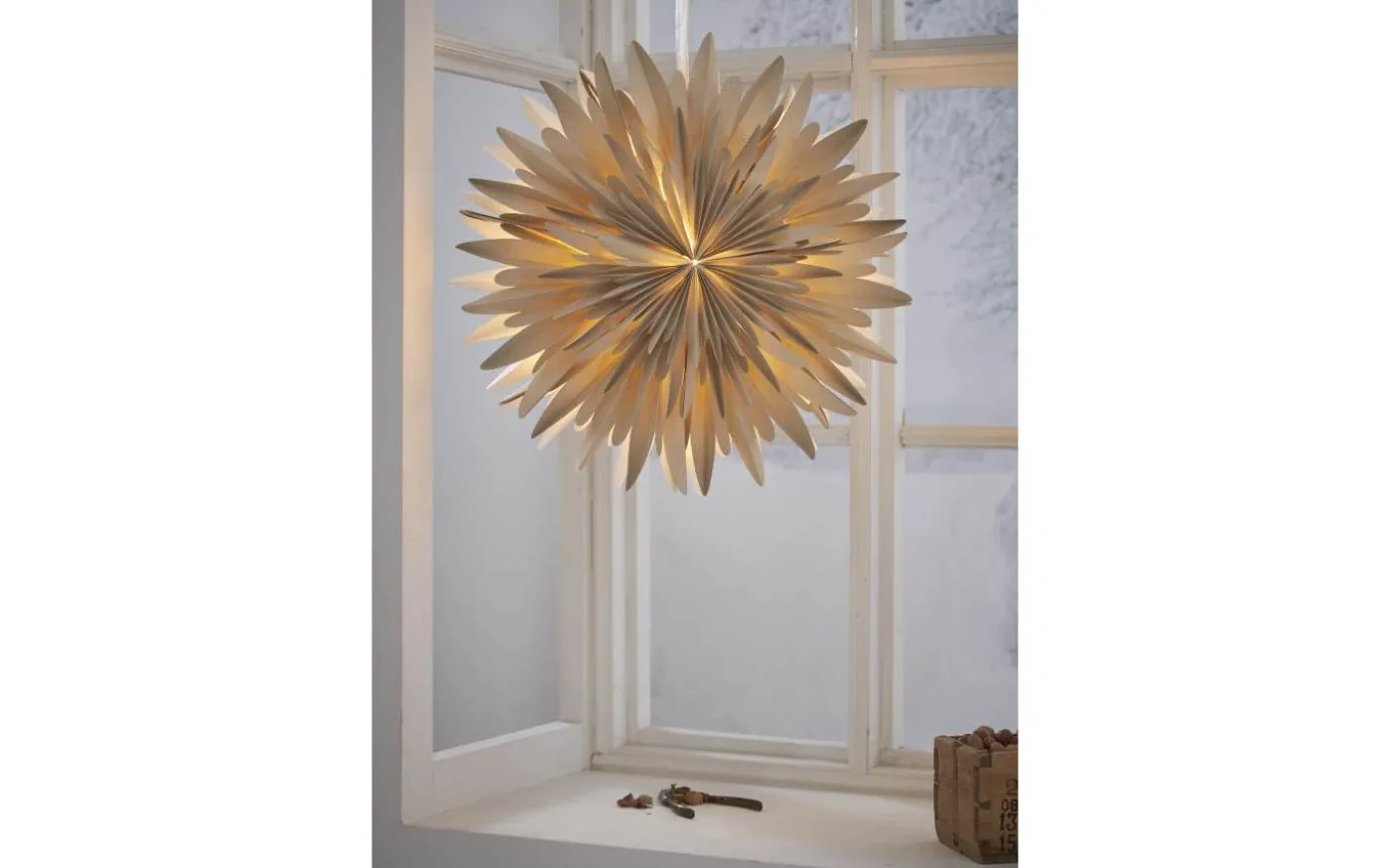 Winter Julstjärna 60cm Beige