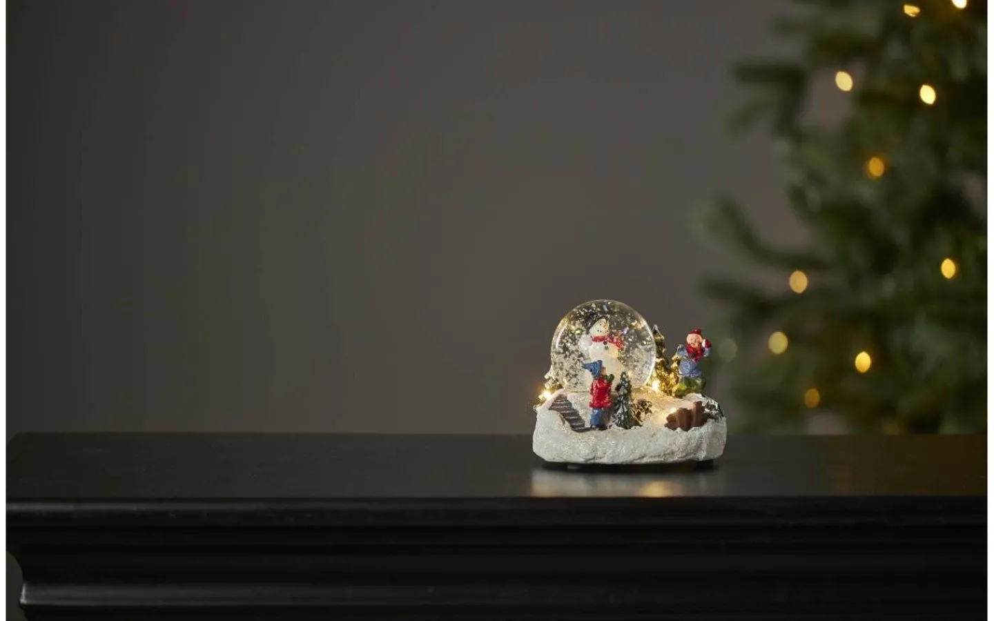 Julbyar Och Figurer|Batteri Julpynt Inomhus<Star Trading Winterville Batteridriven Snögubbe