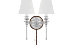 Wivallius - Förnicklad / Brytare / Brunt fäste