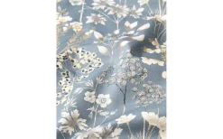 Möbeltyg Metervara|Bomullstyg Metervara<Svanefors Wood Bomullstyg/Möbeltyg Metervara 140cm Blå