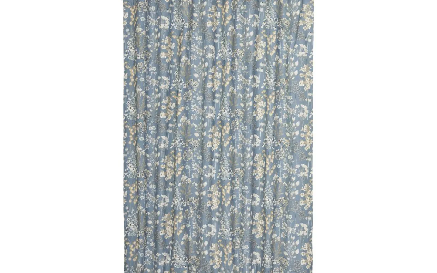 Svanefors Wood Gardin 135x280cm 2-pack Blå* Mönstrade Gardiner