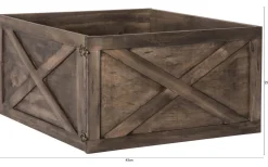 Woody Julgranslåda Brun