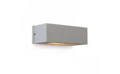 Rendl Woop Vägglampa Silvergrå R7s IP54* Upp & Nedljus Lampor|Vägglampor Utomhus