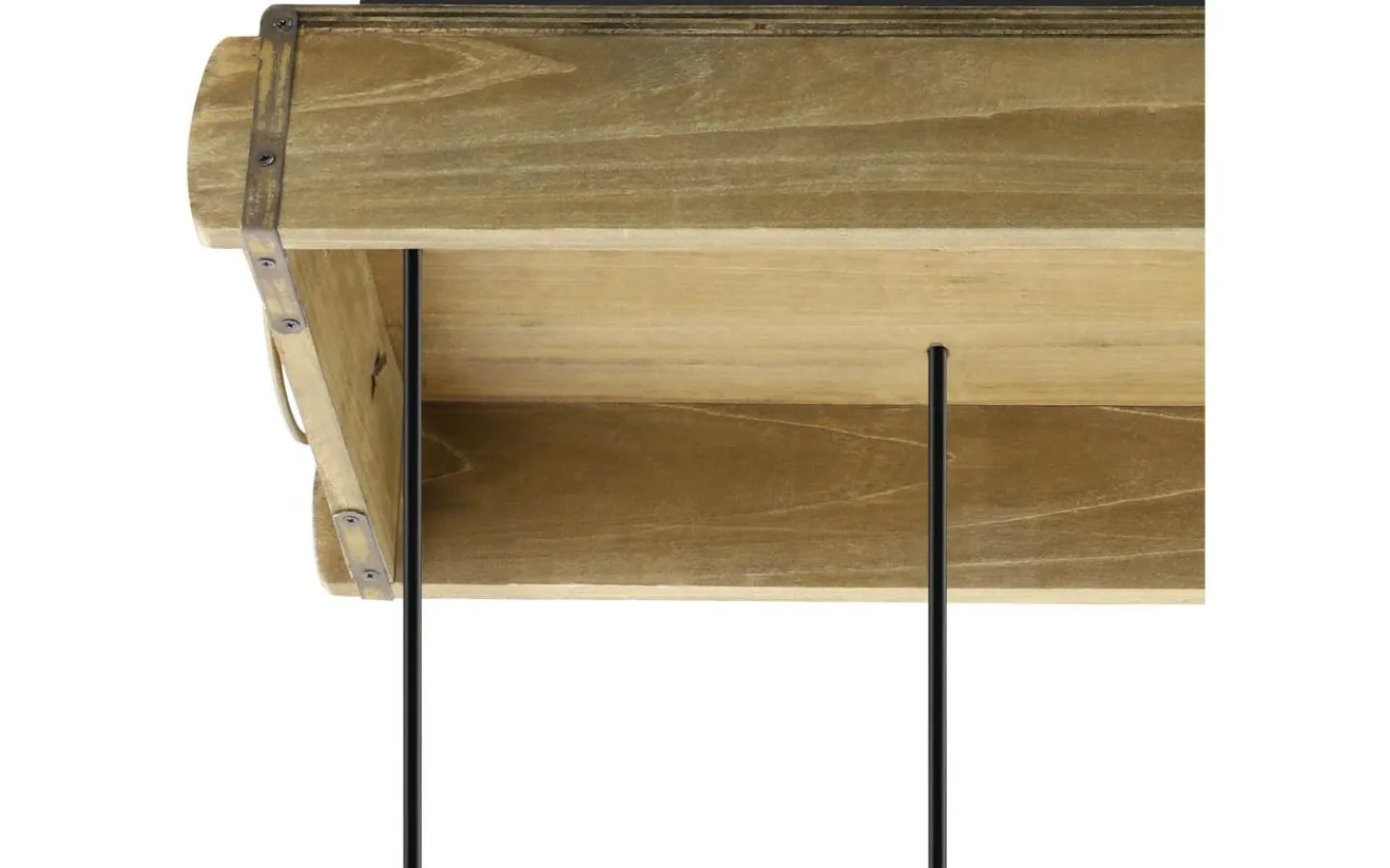 Eglo Wootton Taklampa 81cm 6L Svart/Trä* Avlånga Taklampor