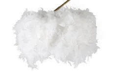 X-Factor Golvlampa Fjädrar 150-180cm Svart