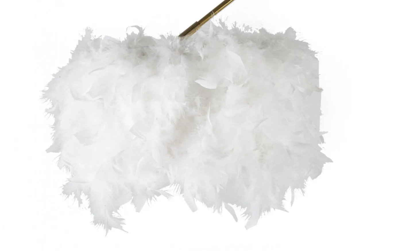 X-Factor Golvlampa Fjädrar 150-180cm Svart