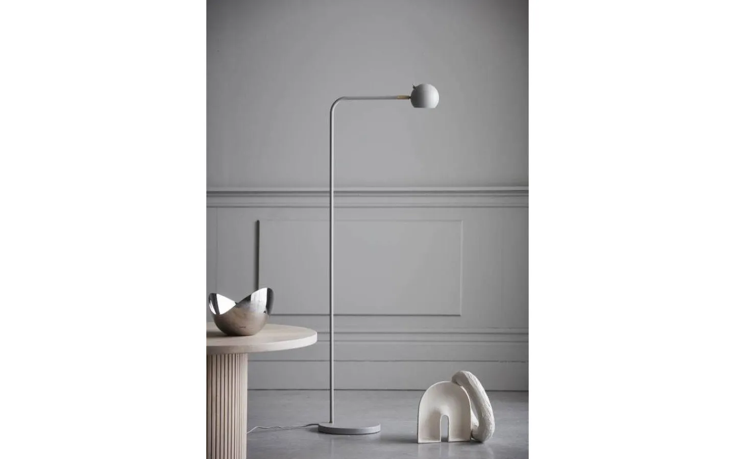 CO Bankeryd Yes Golvlampa 122cm Grå* Golvläslampor