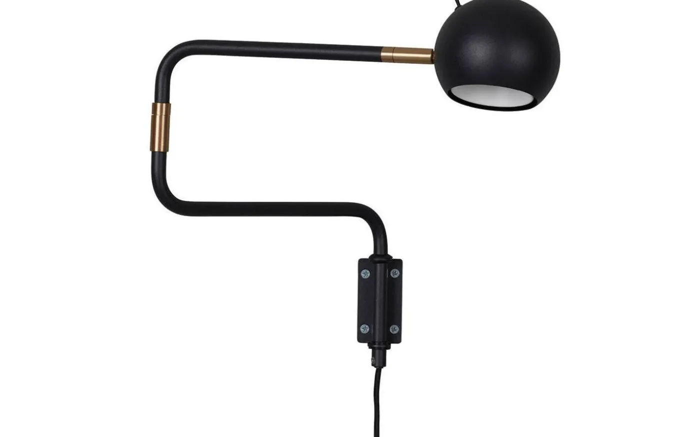 Yes Vägglampa 62cm Svart