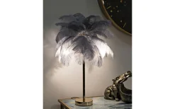 Mauro Ferretti Yoga Bordslampa Palm 60cm Grå/Guld* Bordslampor