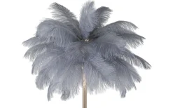 Golvlampor<Mauro Ferretti Yoga Golvlampa Palm 160cm Grå/Guld