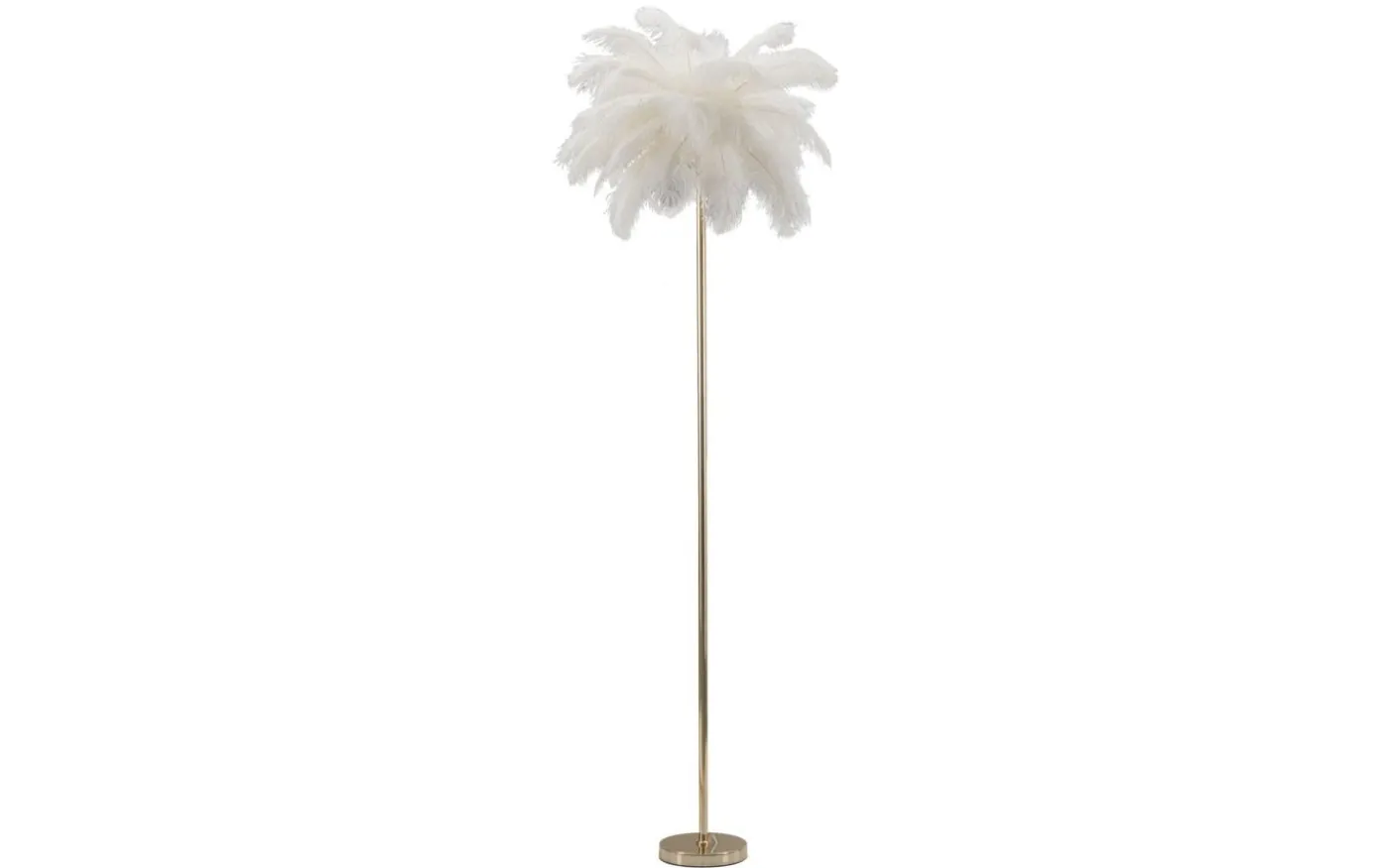 Yoga Golvlampa Palm 160cm Vit/Guld