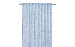 Enfärgade Gardiner<Svanefors Yrsa Gardin 2P Blå 2x140x280cm