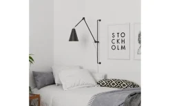 By Rydens Yukon Vägglampa 49cm Matt Svart* Läslampor