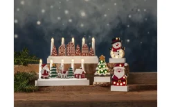 Batteridrivna Adventsljusstakar|Visa Alla Adventsljusstakar<Star Trading Yuletide Batteridriven Adventsljusstake 14,5cm Brun