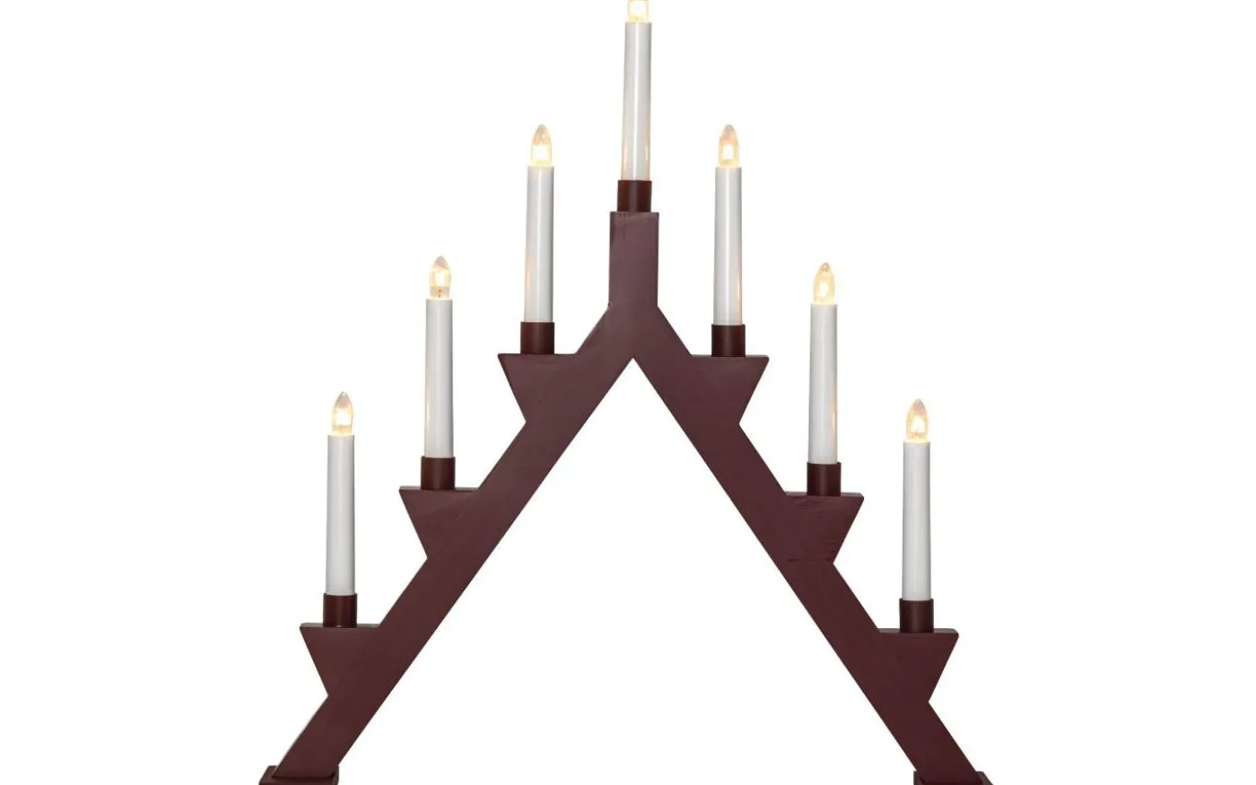 Zack Adventsljusstake 53cm Röd