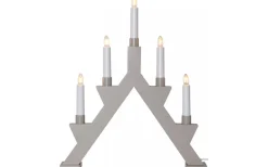 Zack Adventsljusstake Grå 41cm