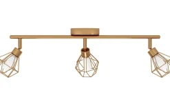 Zapata Takspotlight 52cm G9 LED 3000K 3x3W Koppar