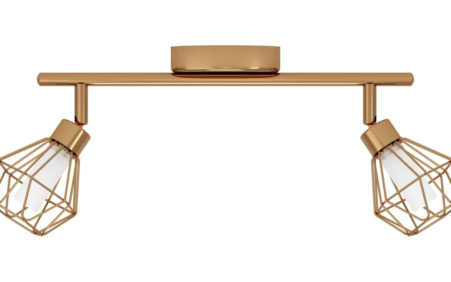 Eglo Zapata Takspotlight36cm G9 LED 3000K 2x3W Koppar* Avlånga Takspotlights|Takspot Med 2 Lampor