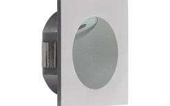 230V Led Spotlights<Eglo Zarate Vägglampa Infälld LED 3000K 2W Silver