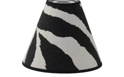 Toppringsskärmar<Hallbergs Zebra Toppringskräm Ø22cm Svart/Vit