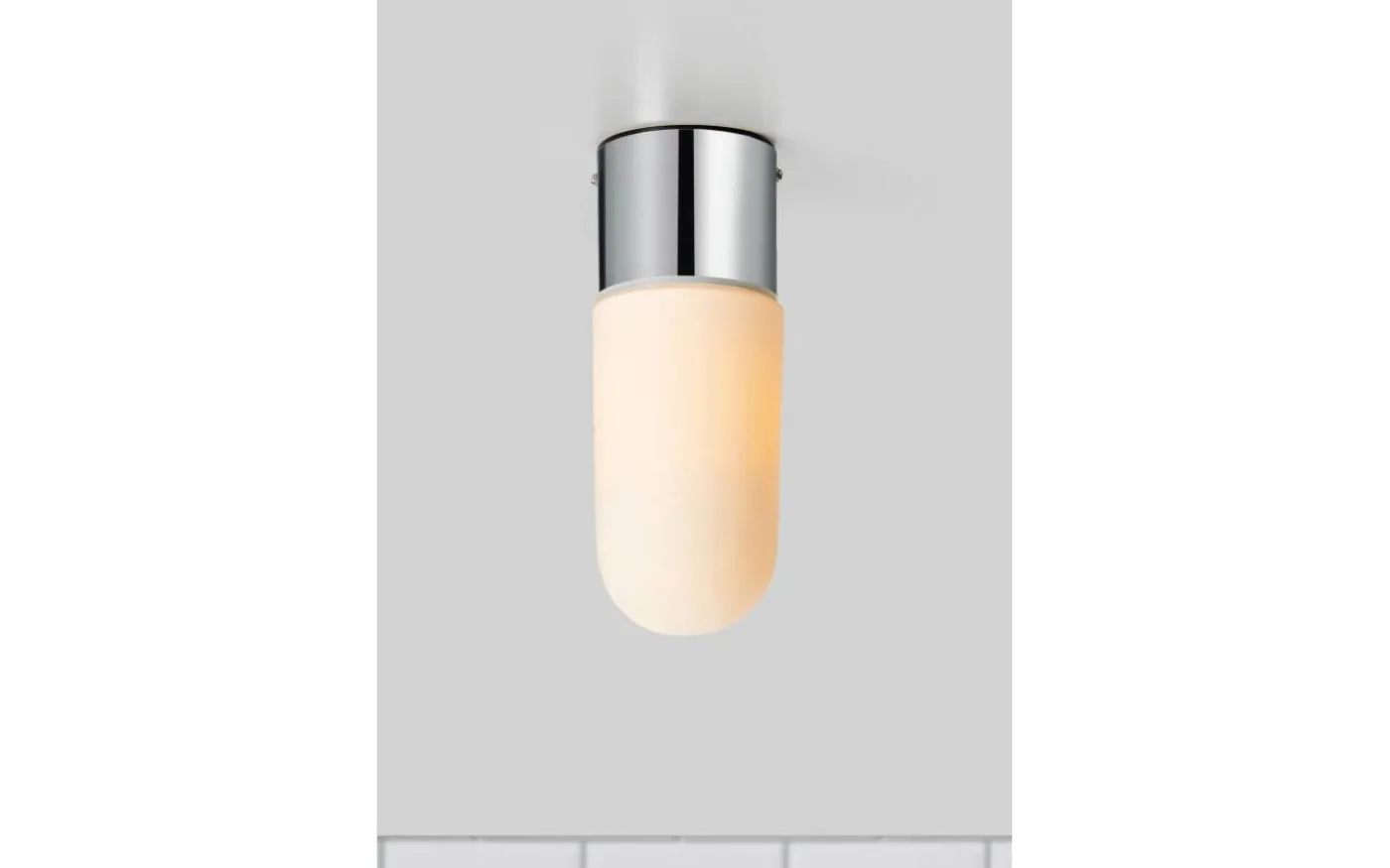 Zen Taklampa Badrum IP44 Krom/Opal