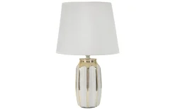 Mauro Ferretti Zenit Bordslampa 40,5cm Vit/Guld* Bordslampor