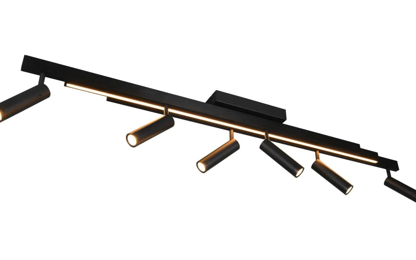 Zeno Spotlight LED 6-delat mattsvart