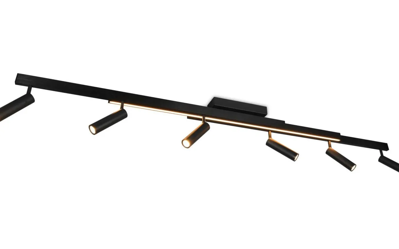 Zeno Spotlight LED 6-delat mattsvart