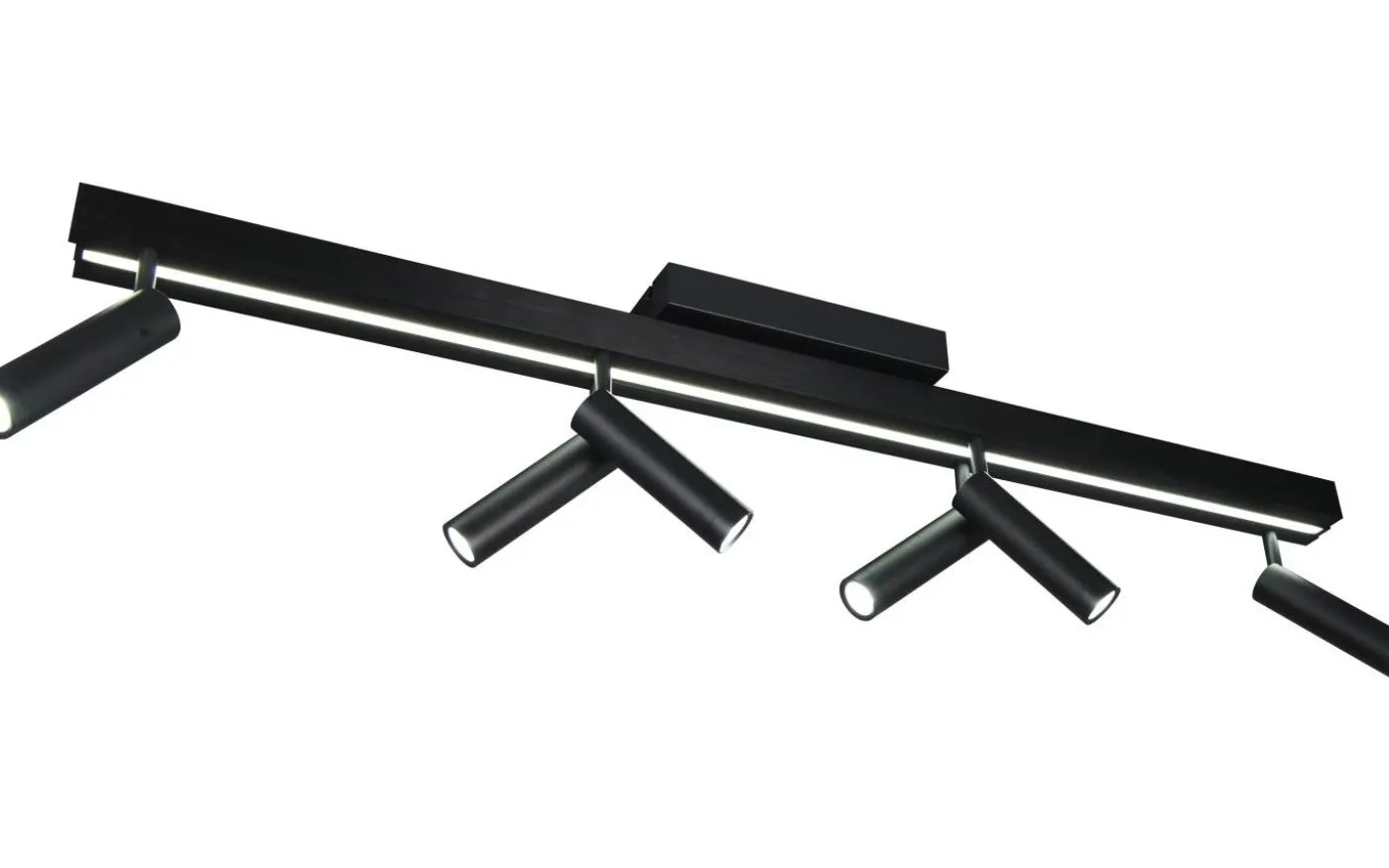 Zeno Spotlight LED 6-delat mattsvart