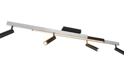 Avlånga Takspotlights|Takspot Med Minst 4 Lampor<Trio Lighting Zeno Spotlight LED 4-delat borstat aluminium/mattsvart