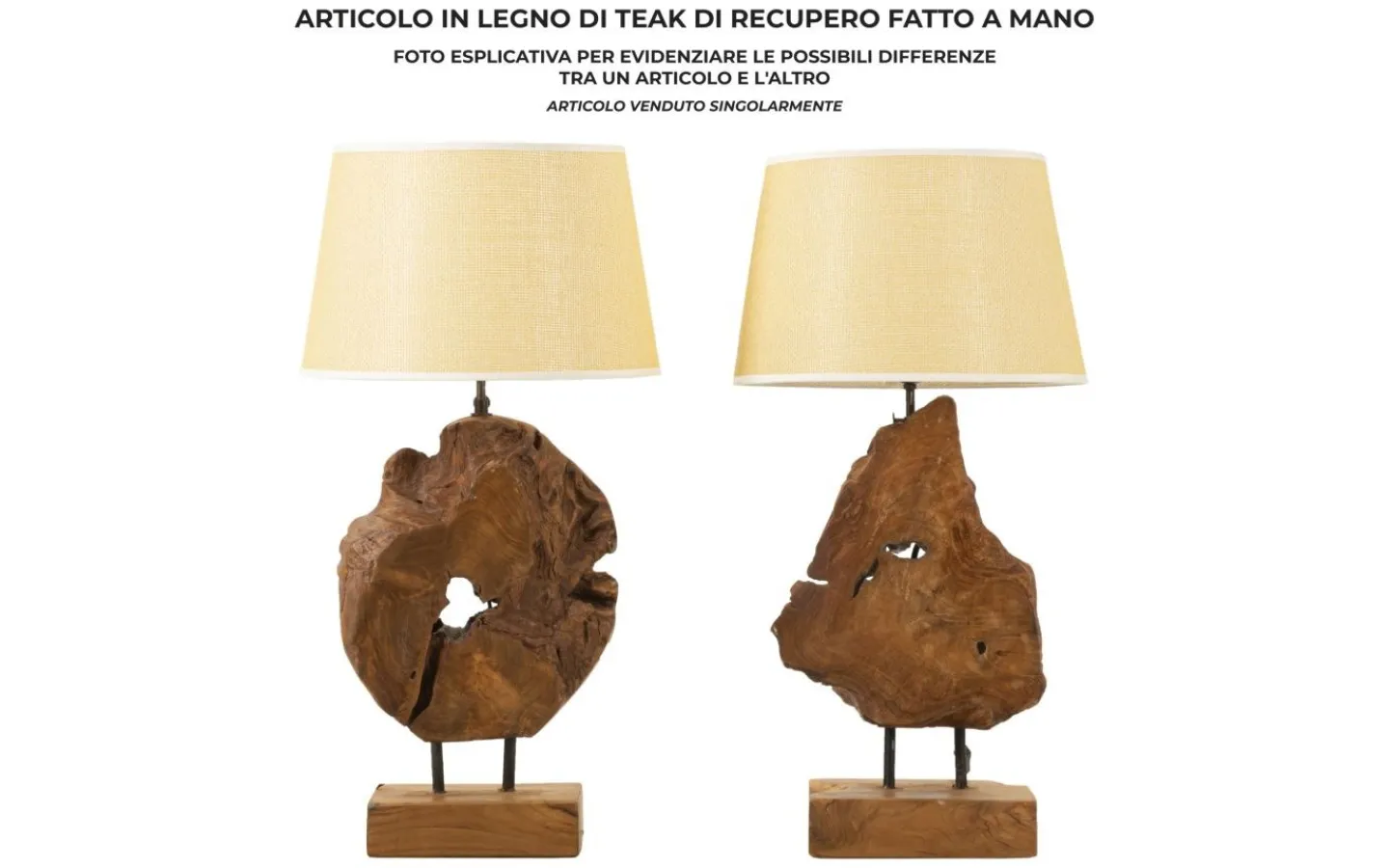 Bordslampor<Mauro Ferretti Zero Bordslampa 69cm Teak