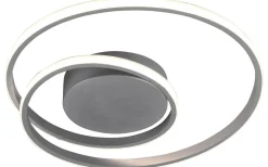 Badrumslampor Tak<Reality Zibal Plafond LED grå