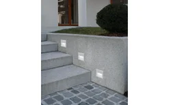 Zimba Infälld Murbelysning LED 4000K 3,7W Silver IP65