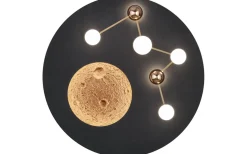 Badrumslampor Tak<Trio Lighting Zodiac Plafond LED mattsvart
