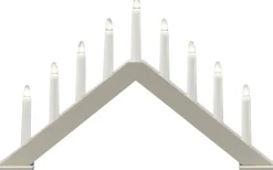 Zoe Adventsljusstake 9L Beige 32cm