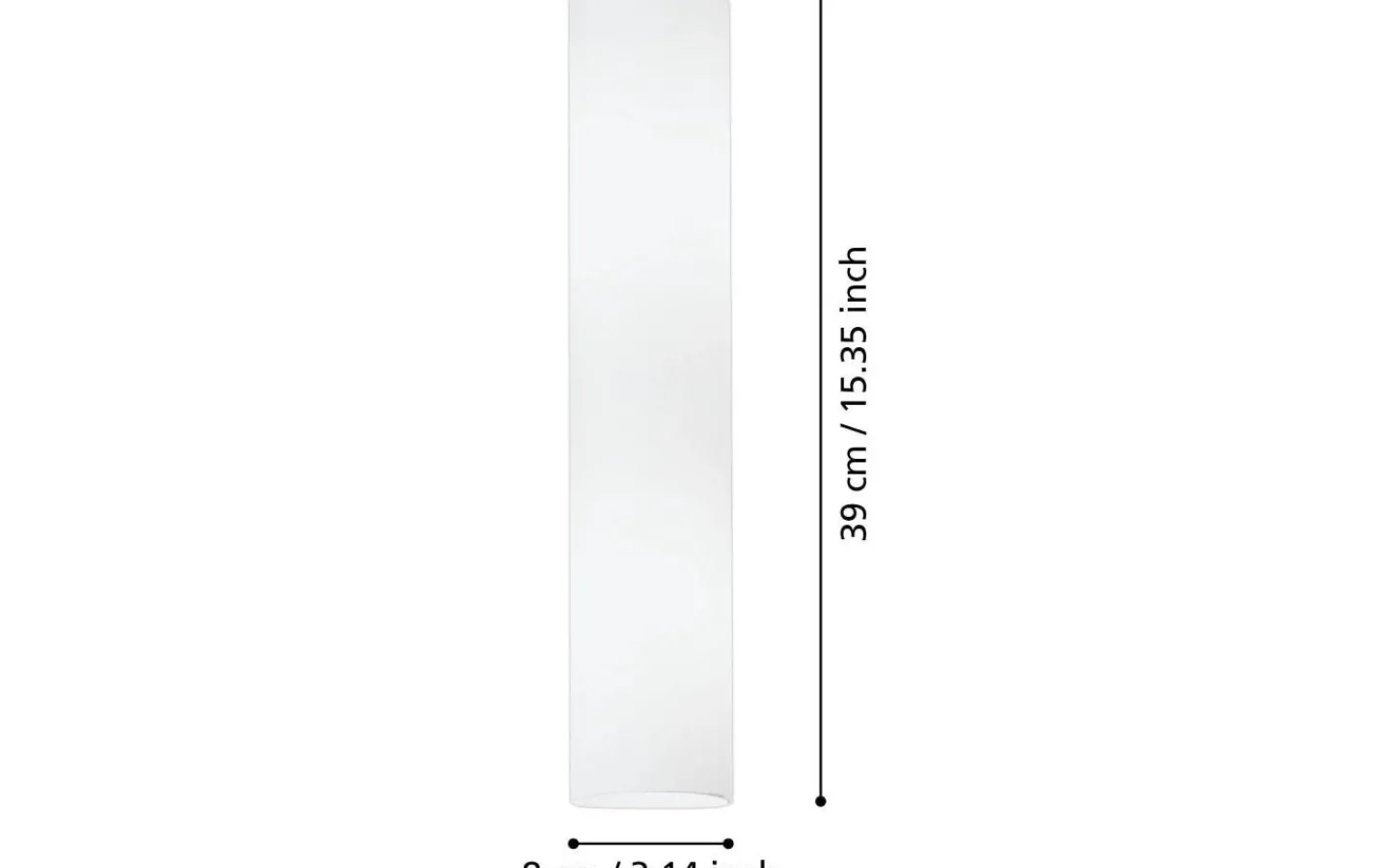 Badrumslampor Vägg<Eglo Zola Vägglampa 39cm Vit