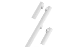 Allmänbelysning|Uppladdningsbara Lampor Utomhus<Ubiqua Lighting Zoom Twin Floor Batterilampa 120cm 3000K Vit IP54