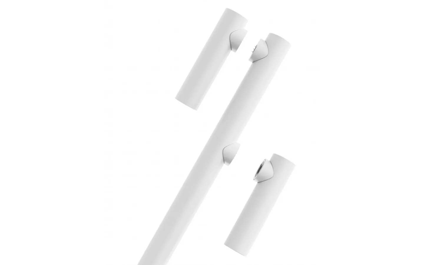 Allmänbelysning|Uppladdningsbara Lampor Utomhus<Ubiqua Lighting Zoom Twin Floor Batterilampa 120cm 3000K Vit IP54